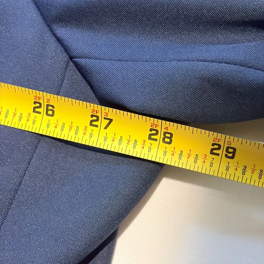 Haggar The Active Series Blazer Sport Coat Mens 58R Navy Blue Tailored Fit